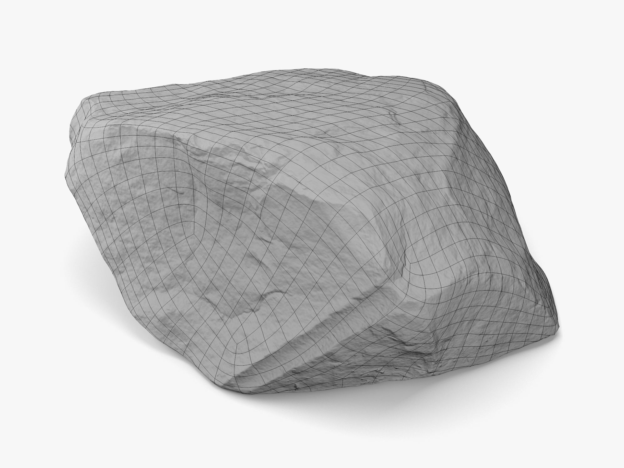 Bay Ridge Rock - 8K Scan Low-poly 3D model_6