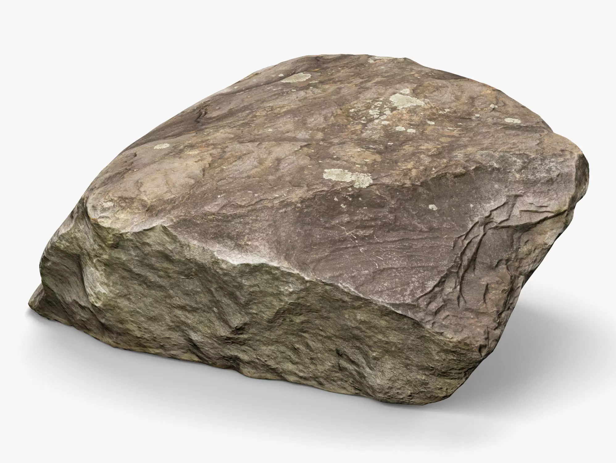 Bay Ridge Rock - 8K Scan Low-poly 3D model_0