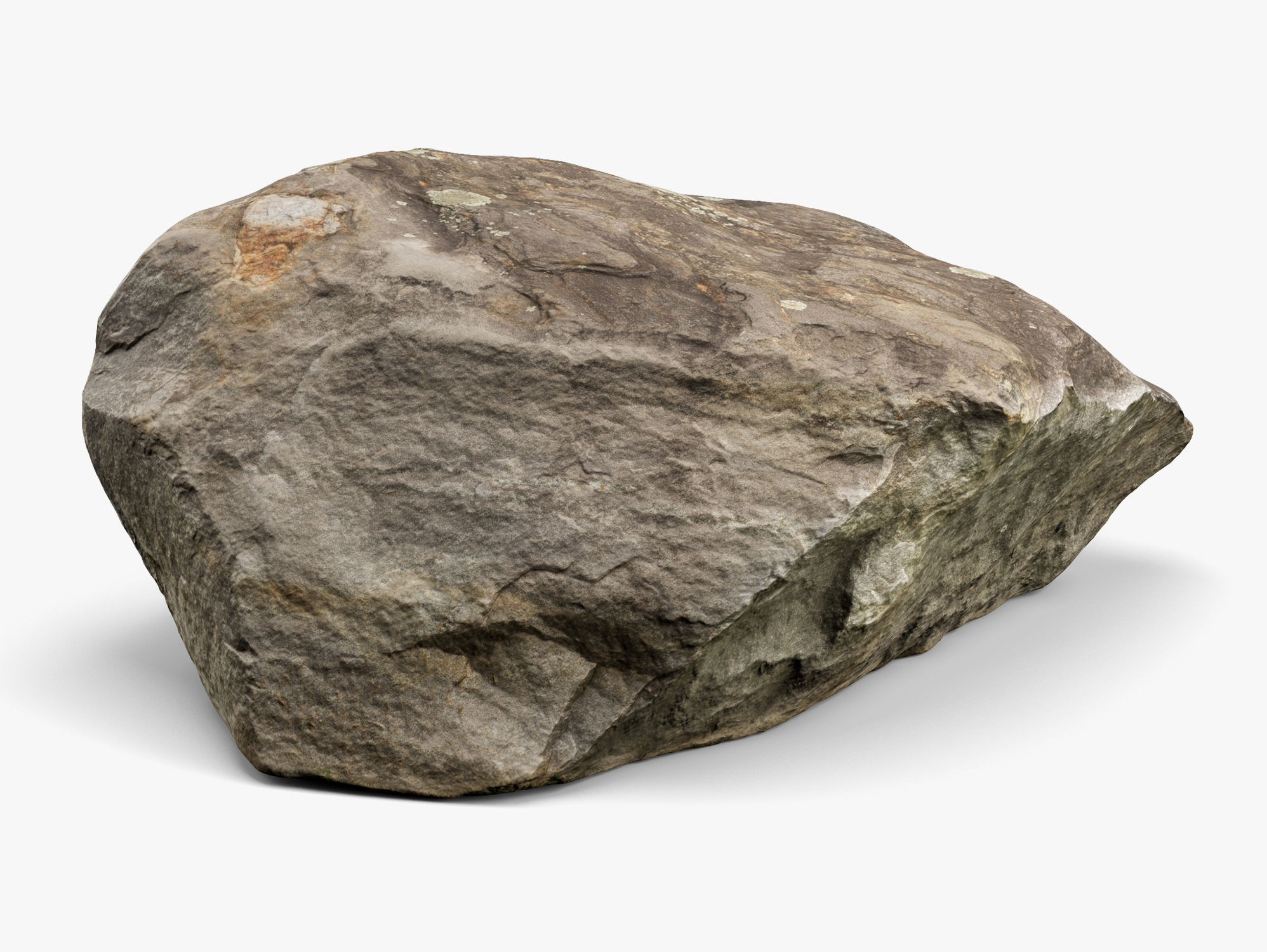 Bay Ridge Rock - 8K Scan Low-poly 3D model_1