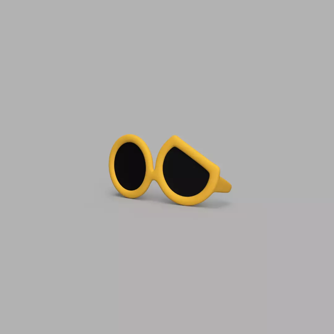 Guzma Glasses from Pokemon for cosplay 3D print model