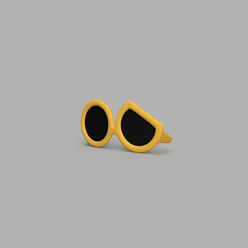 Guzma Glasses from Pokemon for cosplay 3D print model