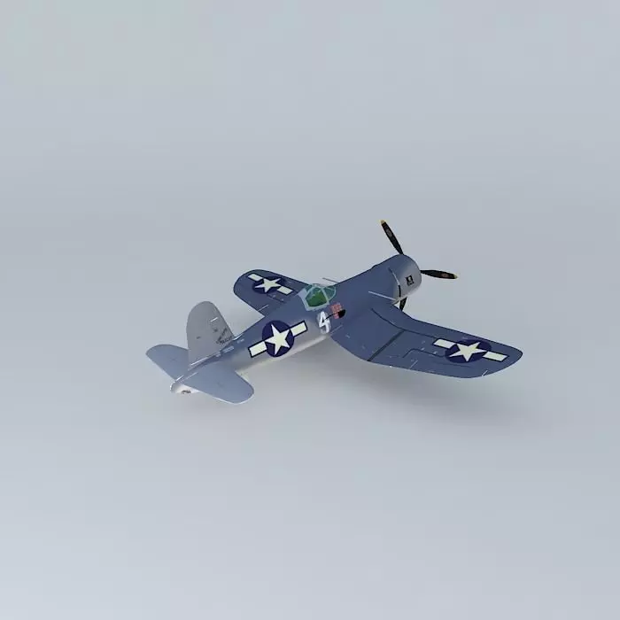 F4U Corsair Free 3D model_0