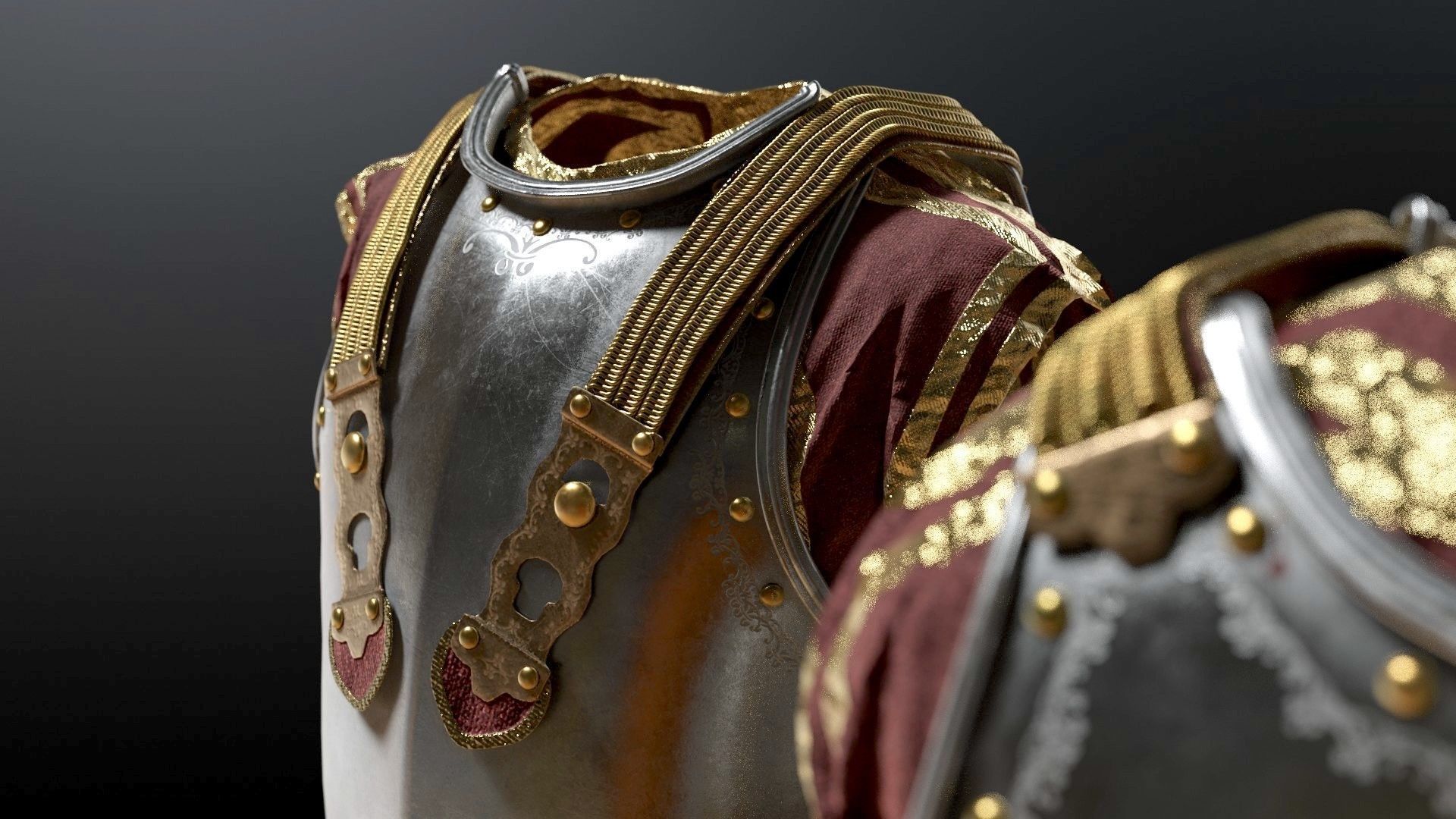 SOLDIER Napoleon Cuirass 3D model_4