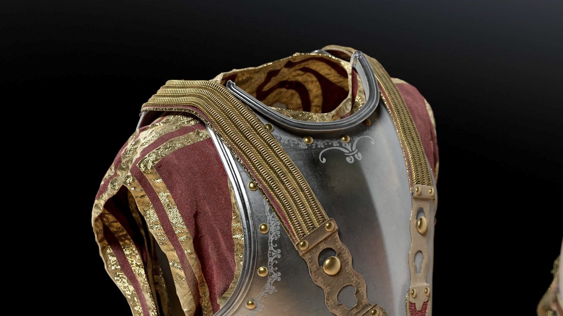SOLDIER Napoleon Cuirass 3D model_3