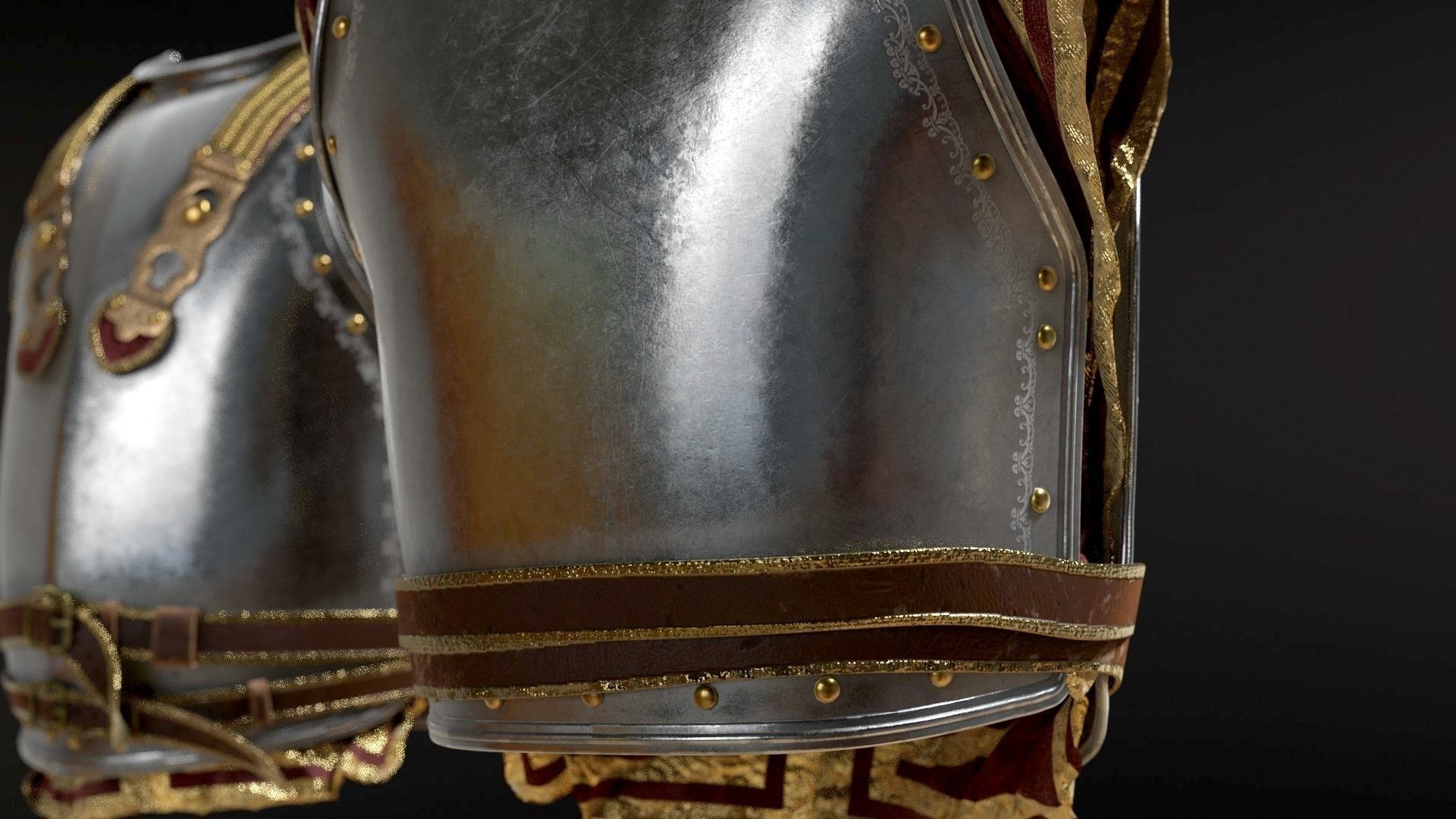 SOLDIER Napoleon Cuirass 3D model_7