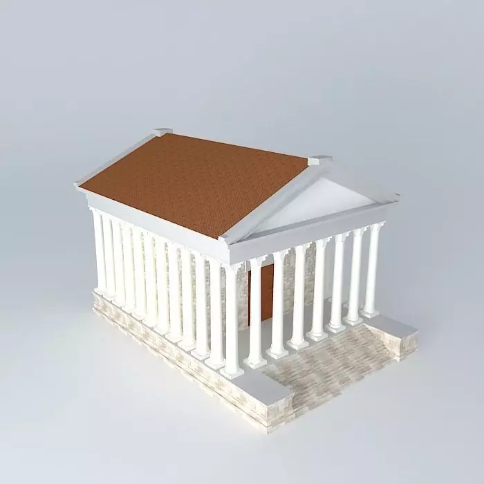 Roman Temple Free 3D model