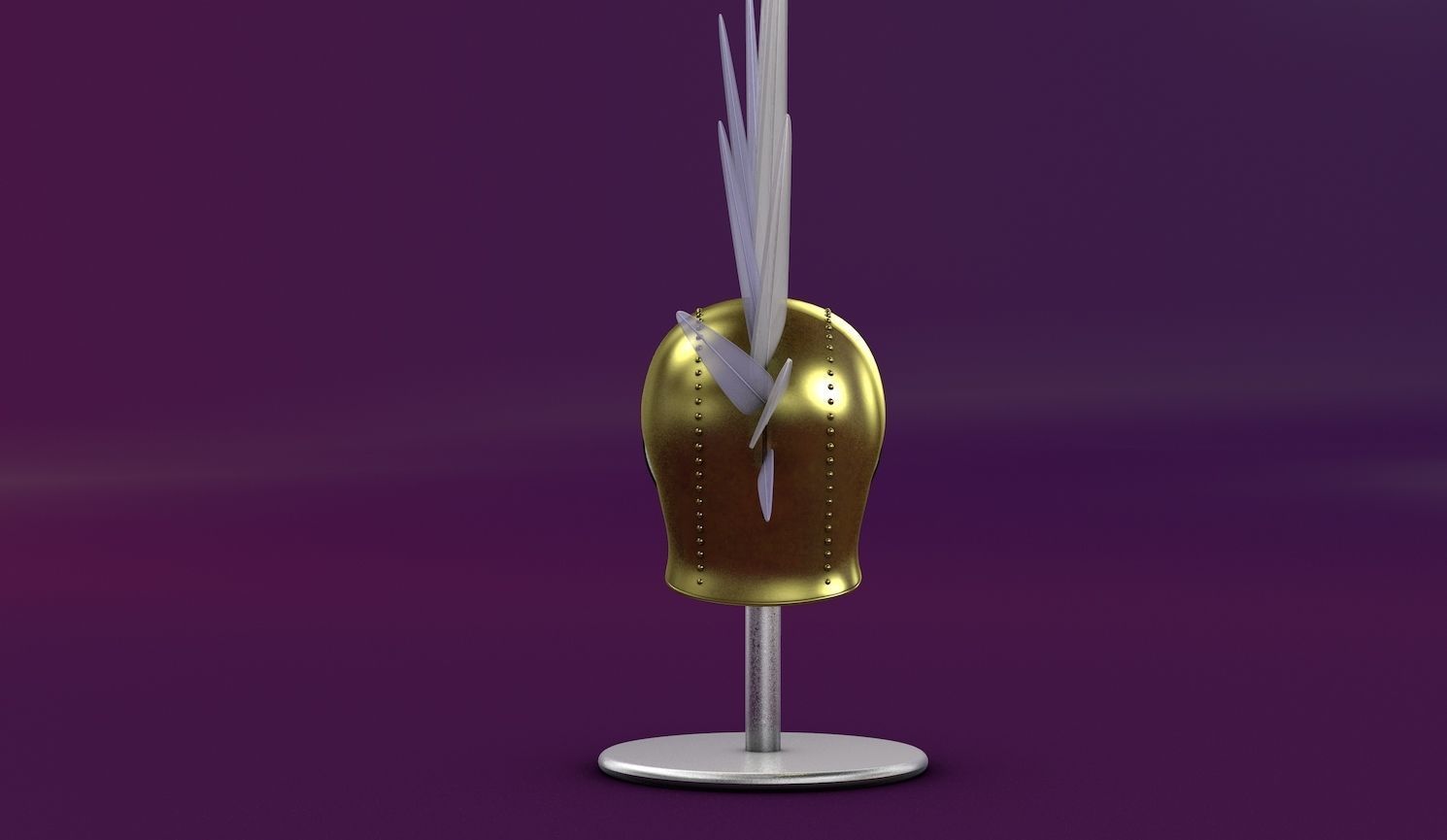 Venetian Beak Mask 3D model_3