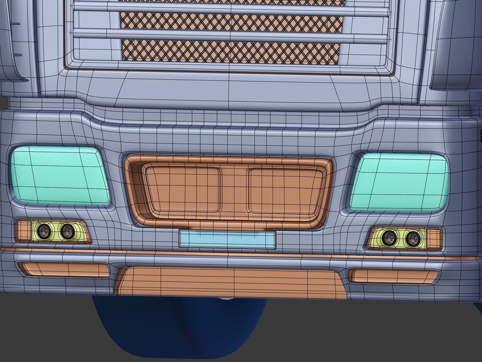 Generic Tipping Trailer - Transfer Dump - Heavy Truck 3D model_34