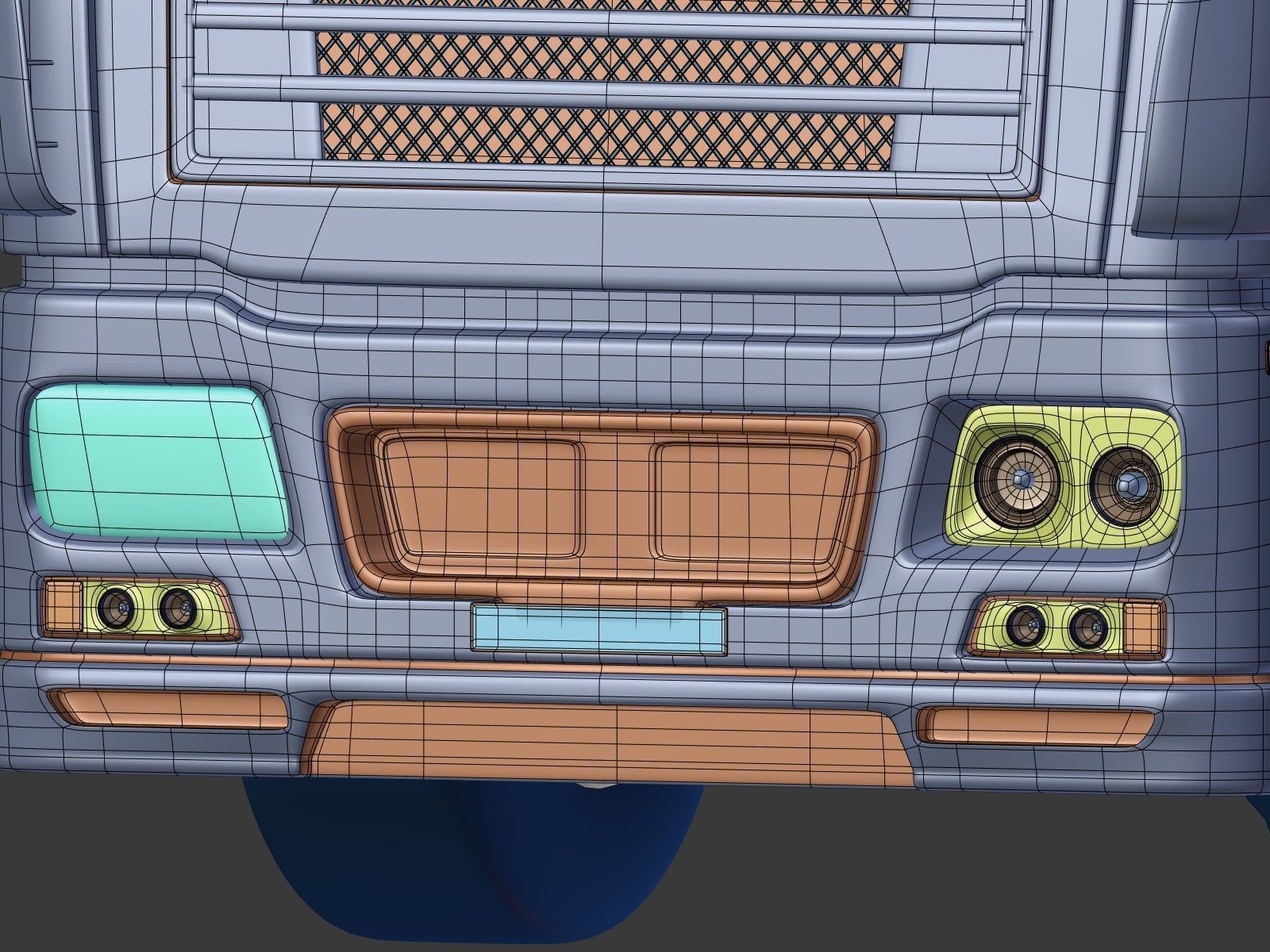 Generic Tipping Trailer - Transfer Dump - Heavy Truck 3D model_35