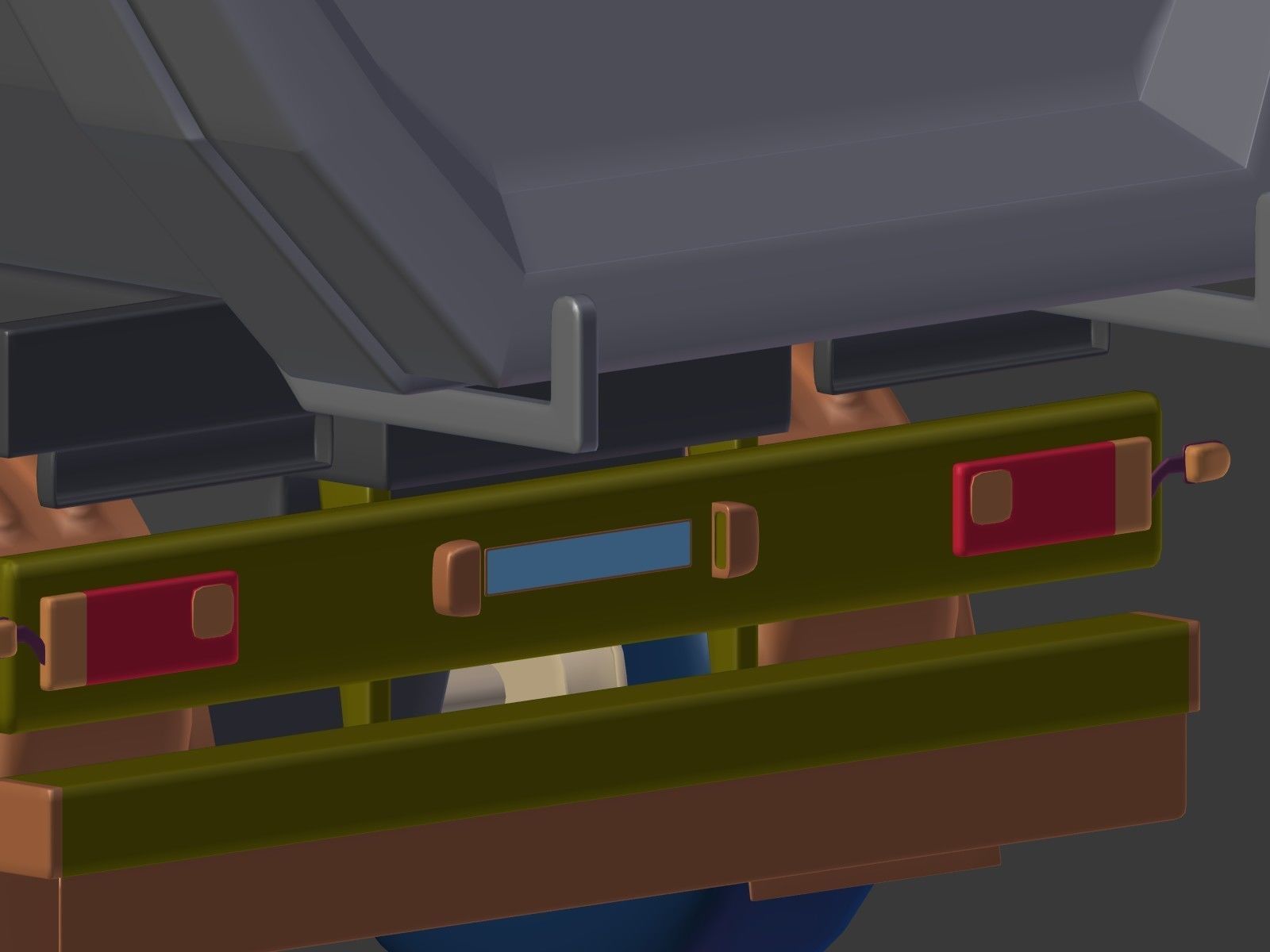 Generic Tipping Trailer - Transfer Dump - Heavy Truck 3D model_28