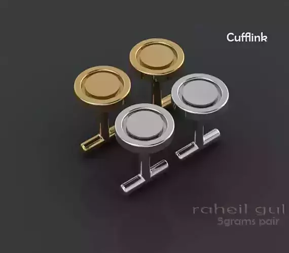 cufflinks rachel gul Free 3D model