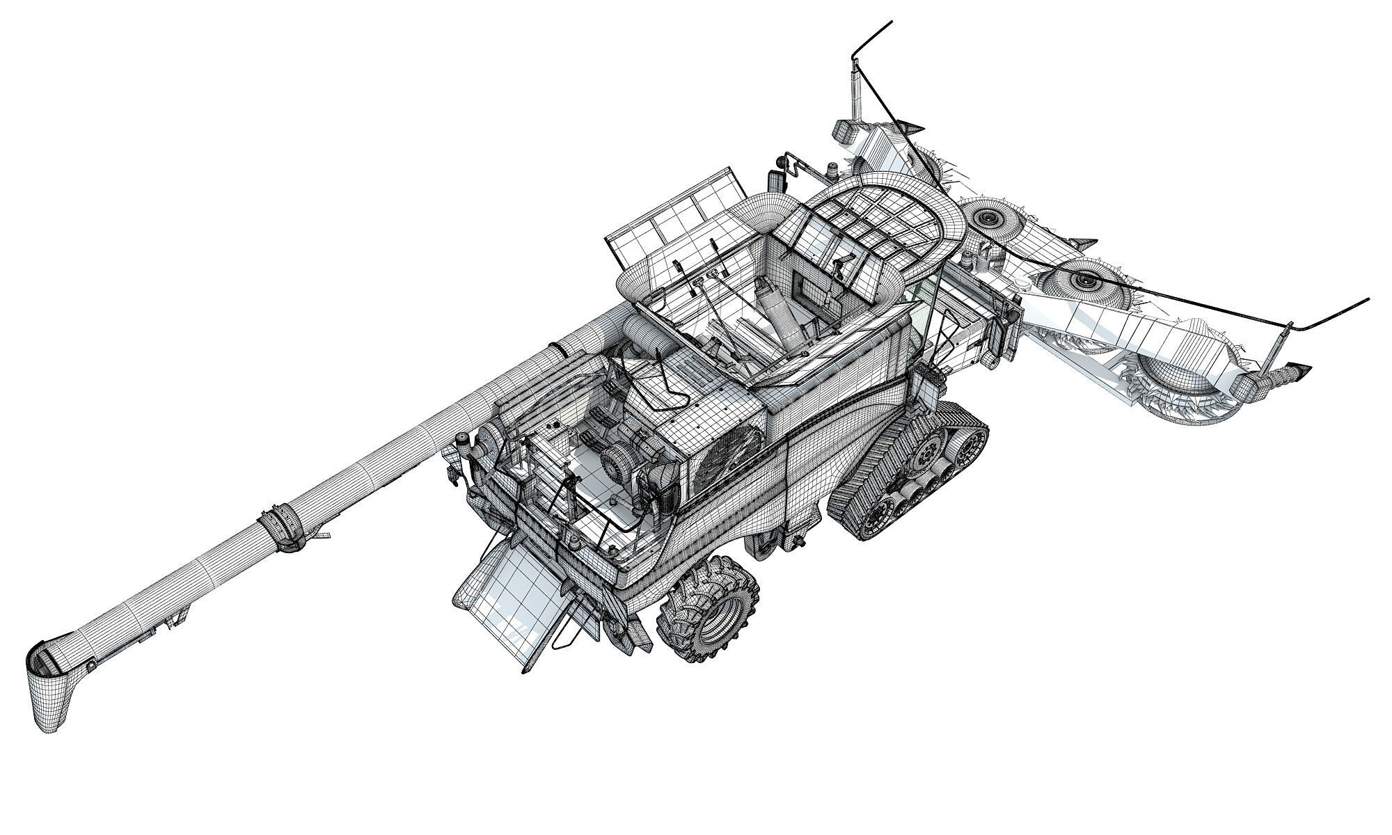 Forage Harvester 2020 3D model_18