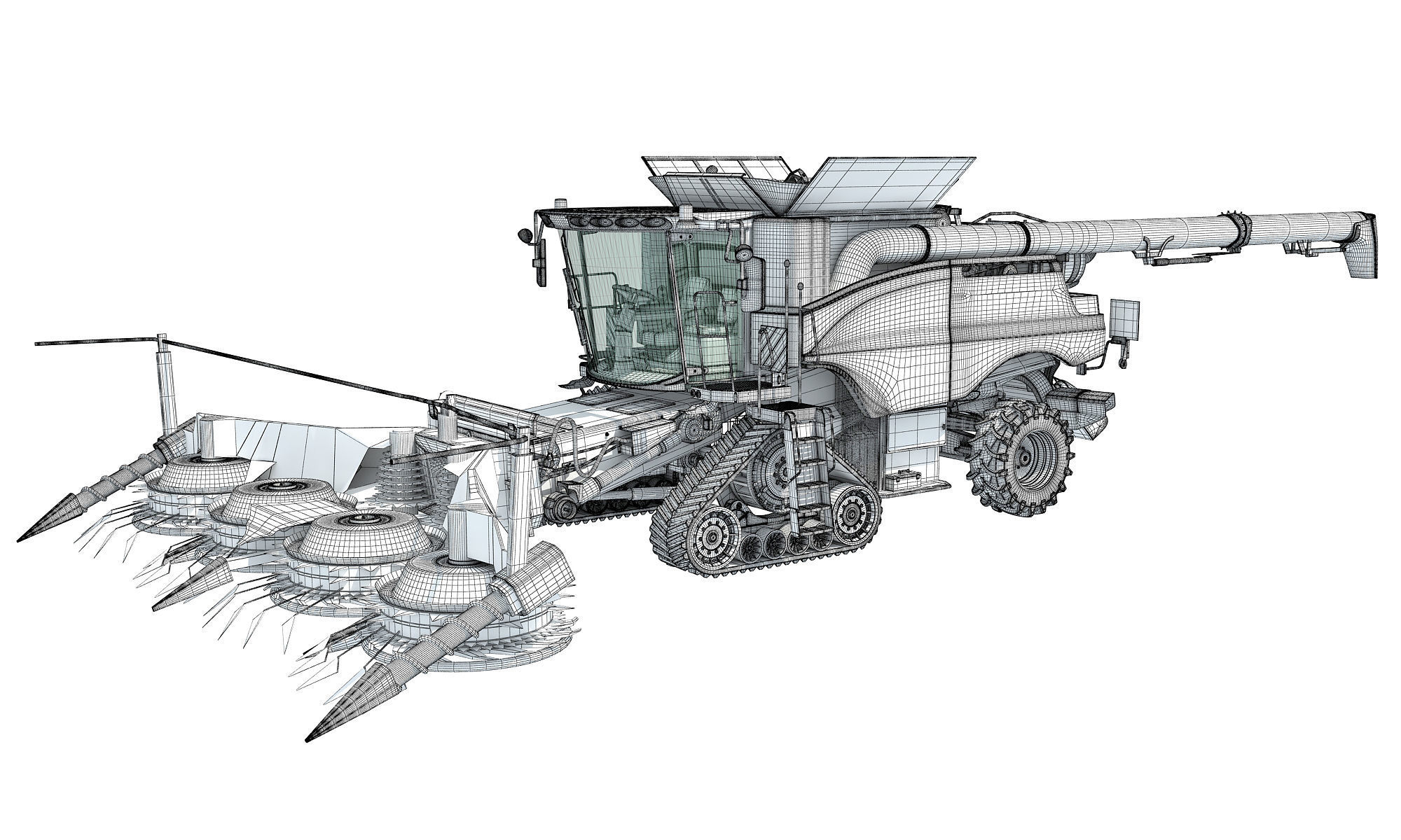 Forage Harvester 2020 3D model_16