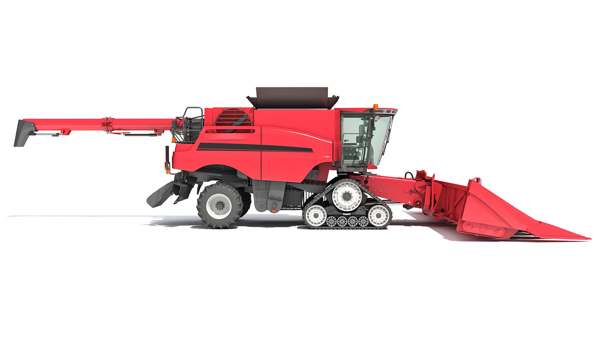 Combine Harvester 2020 3D model_7