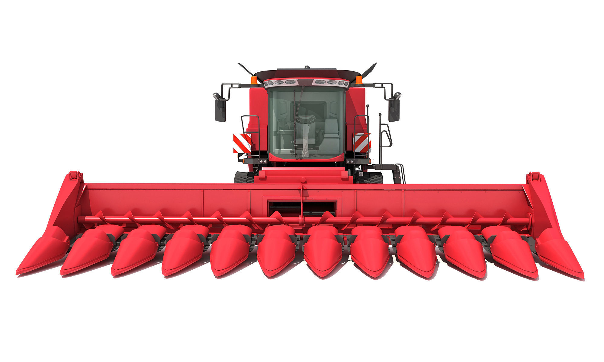 Combine Harvester 2020 3D model_10