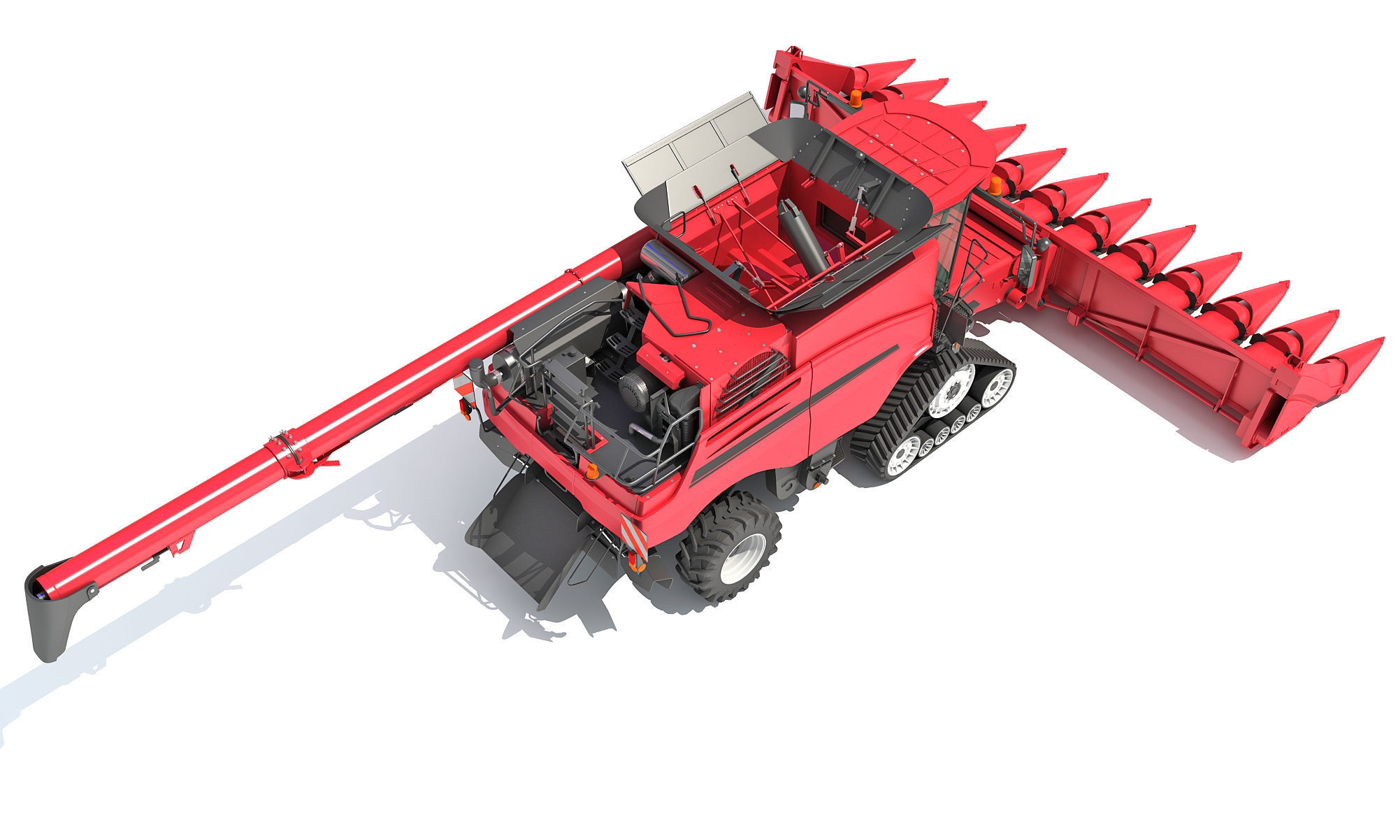 Combine Harvester 2020 3D model_6