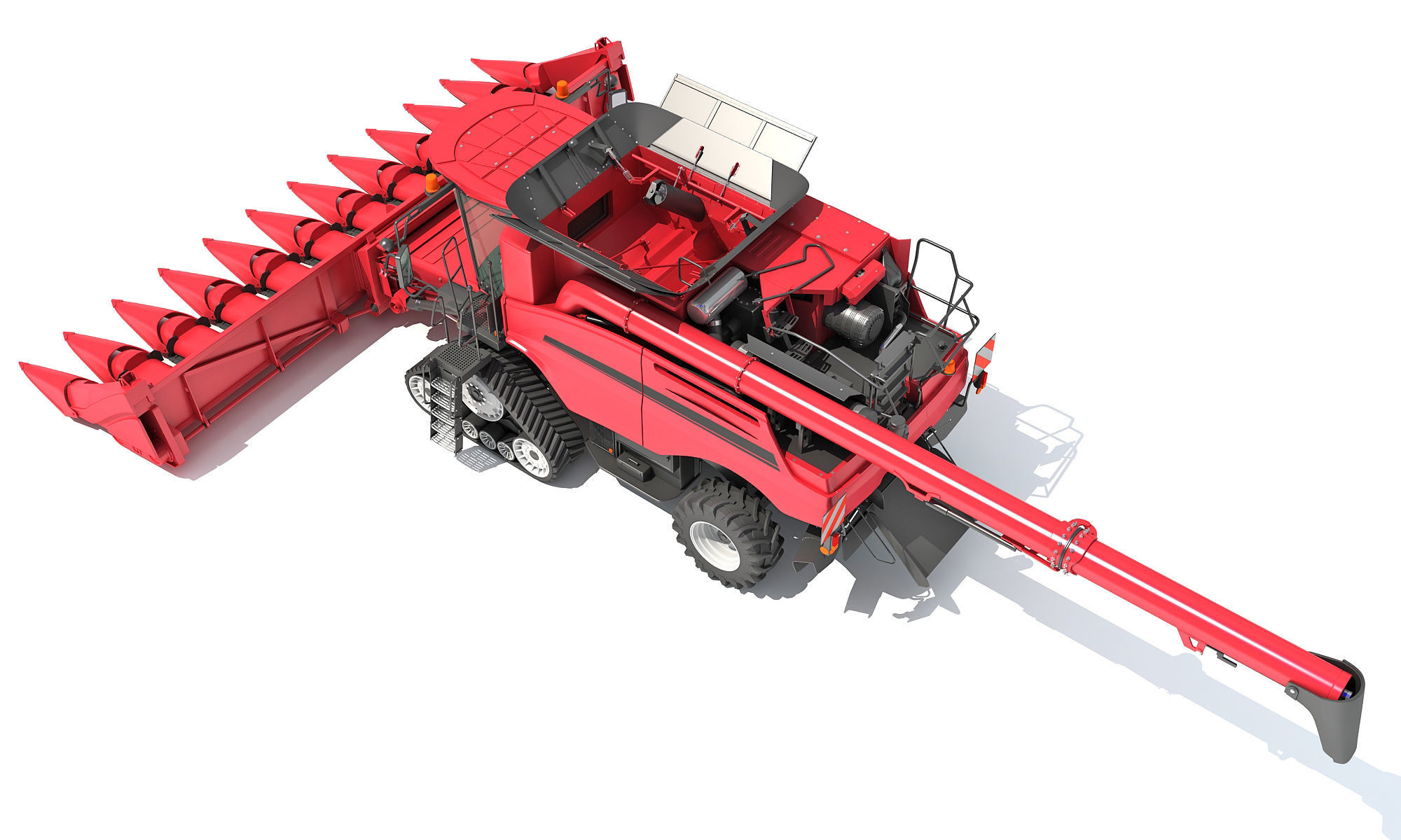 Combine Harvester 2020 3D model_3