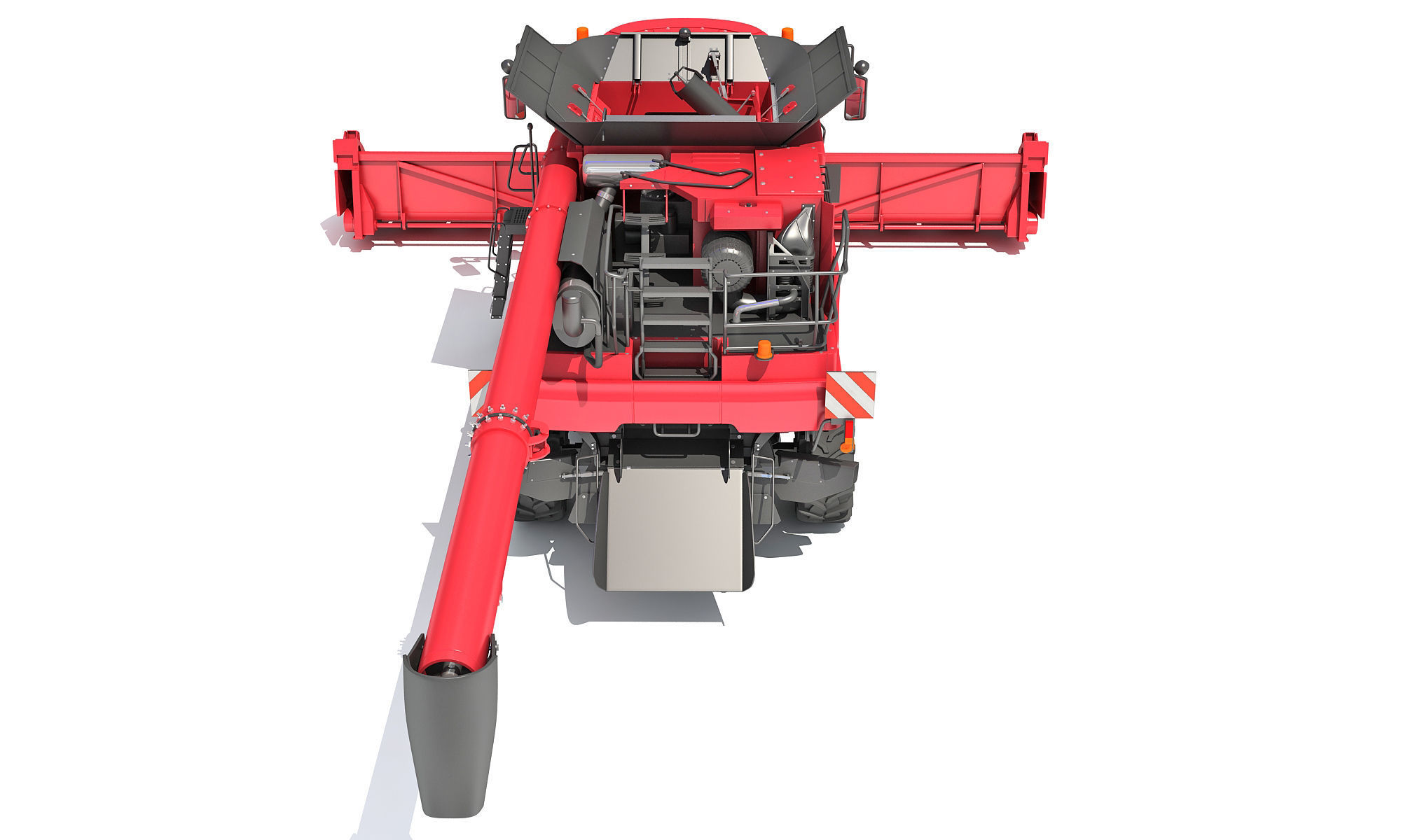 Combine Harvester 2020 3D model_4