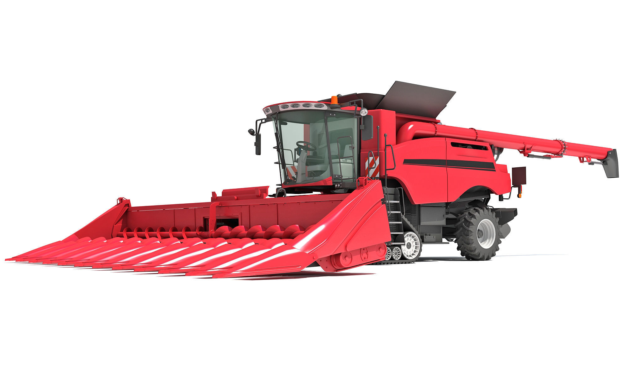Combine Harvester 2020 3D model_11