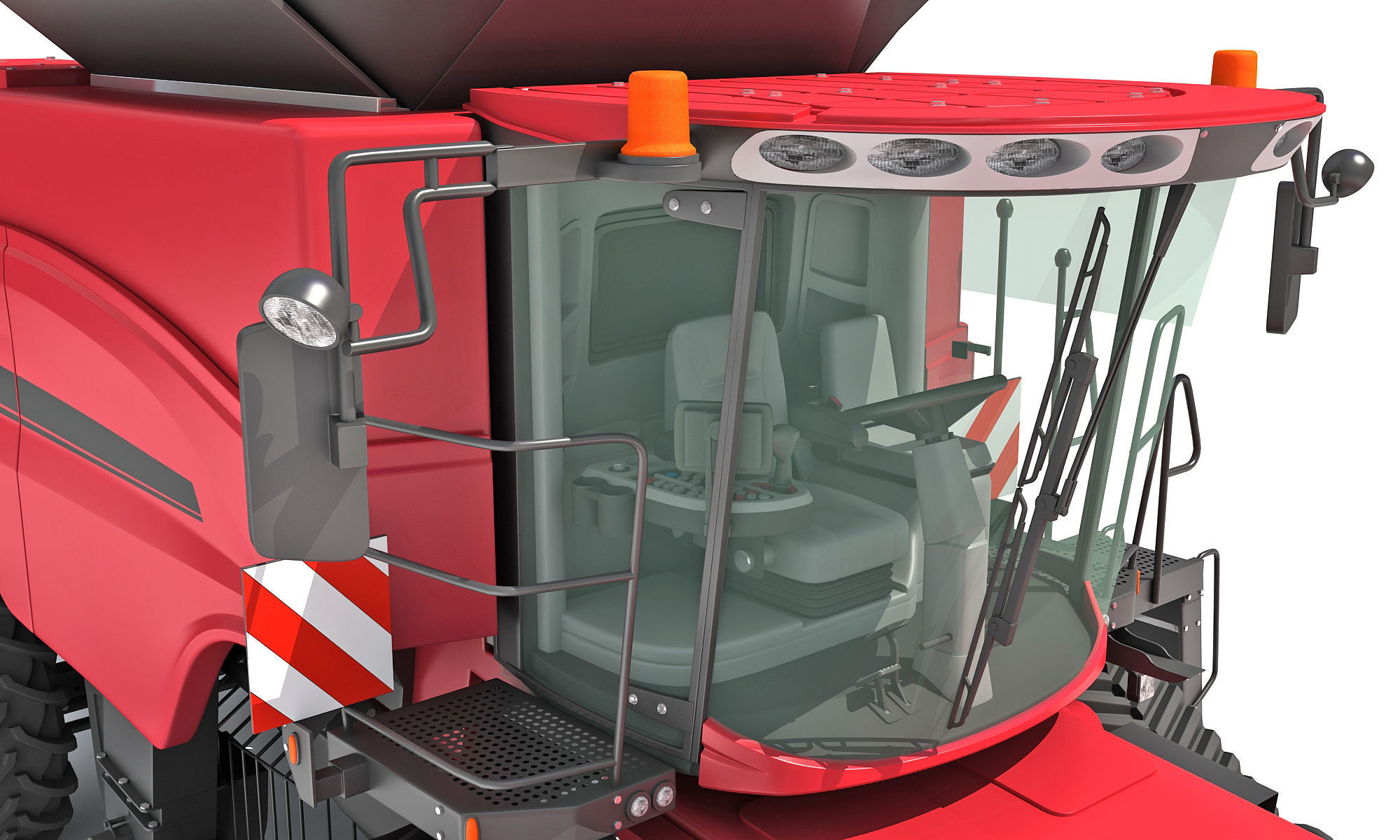 Combine Harvester 2020 3D model_14