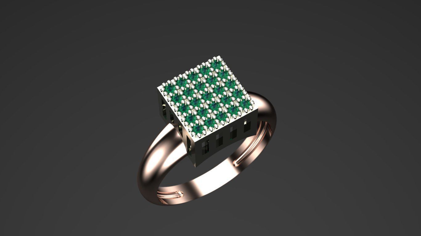 Aneis Chuveiro 3D model_2