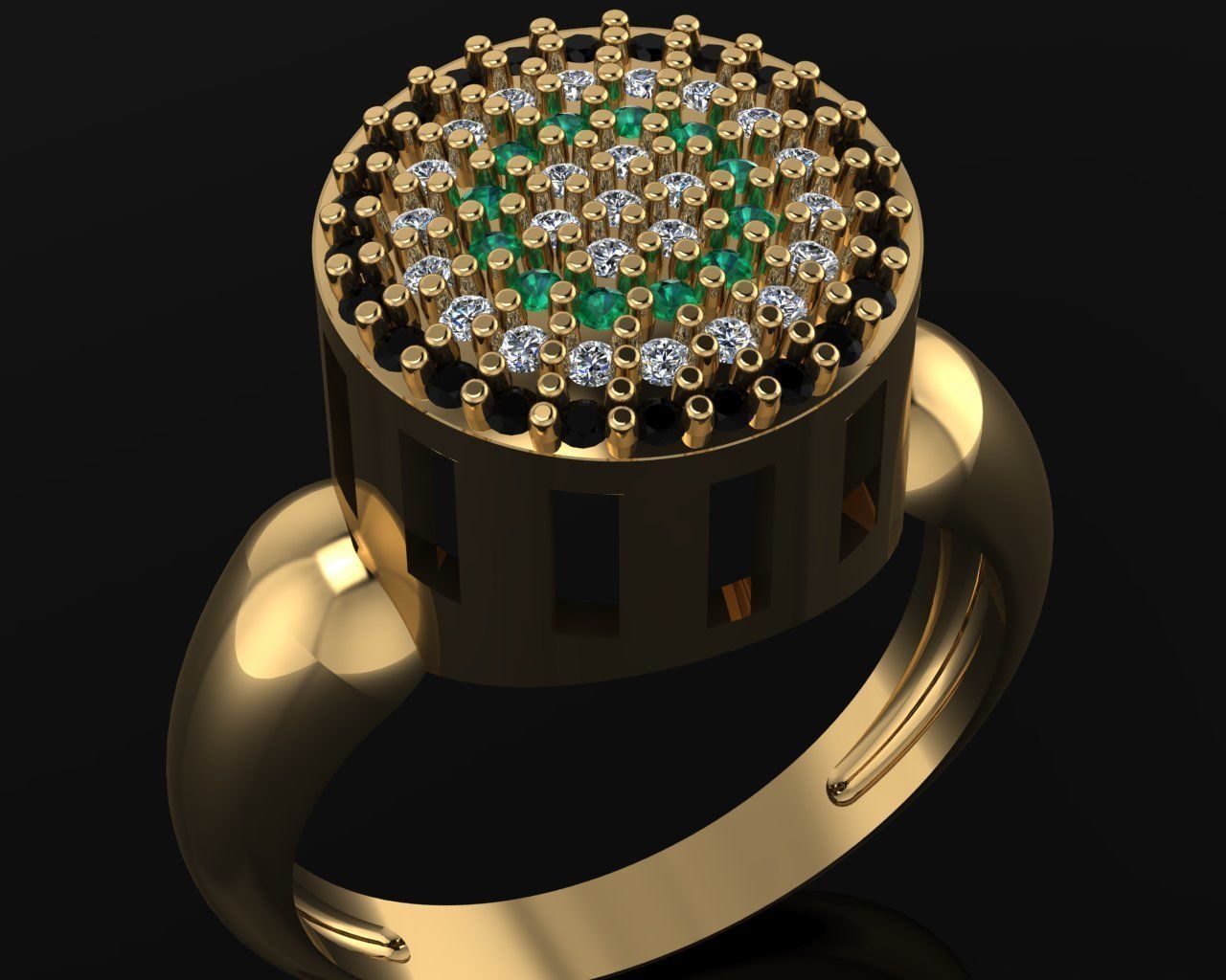 Aneis Chuveiro 3D model_7