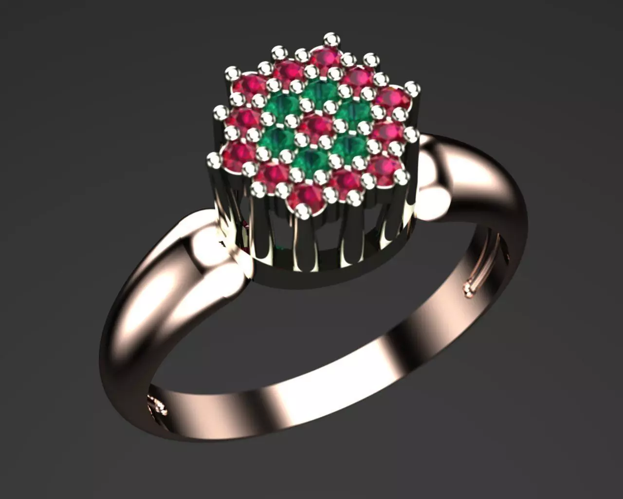 Aneis Chuveiro 3D model_0