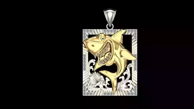 jewelry pendant shark