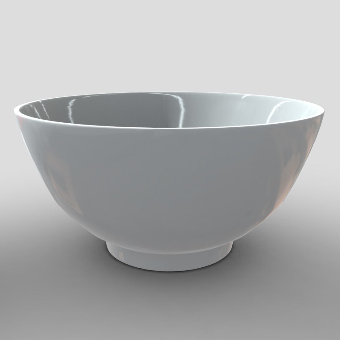 Bowl Set two bowls Low-poly 3D model_15