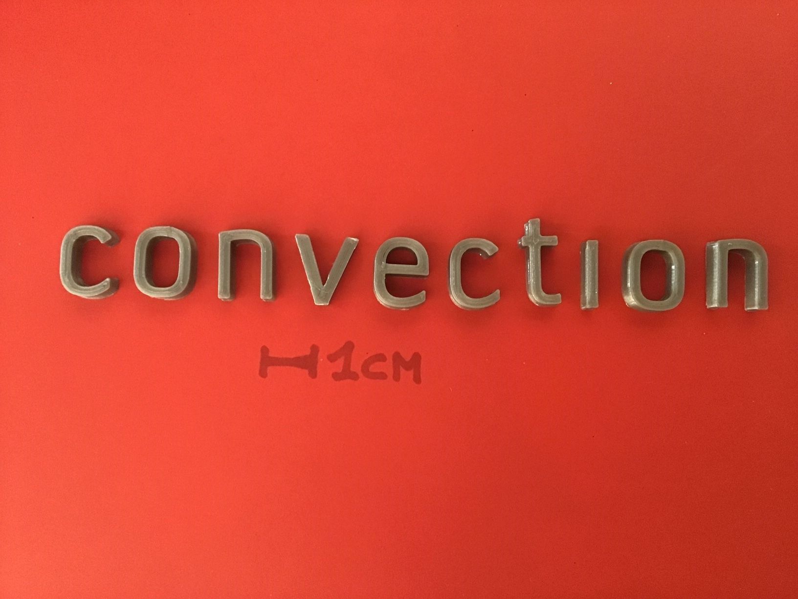 CONVECTION Font  uppercase and lowercase 3D Letters STL FILE 3D print model_2