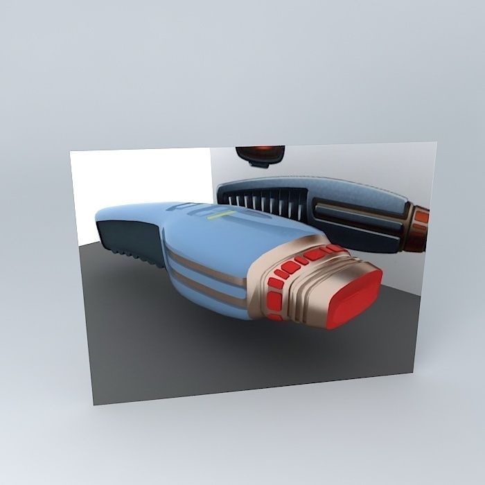 Type II Hand Phaser Free 3D model_2