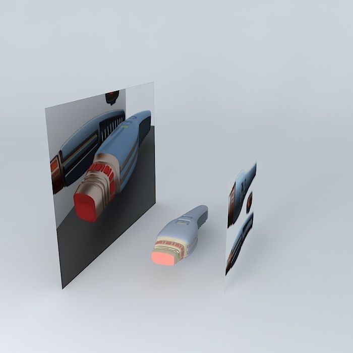 Type II Hand Phaser Free 3D model_1