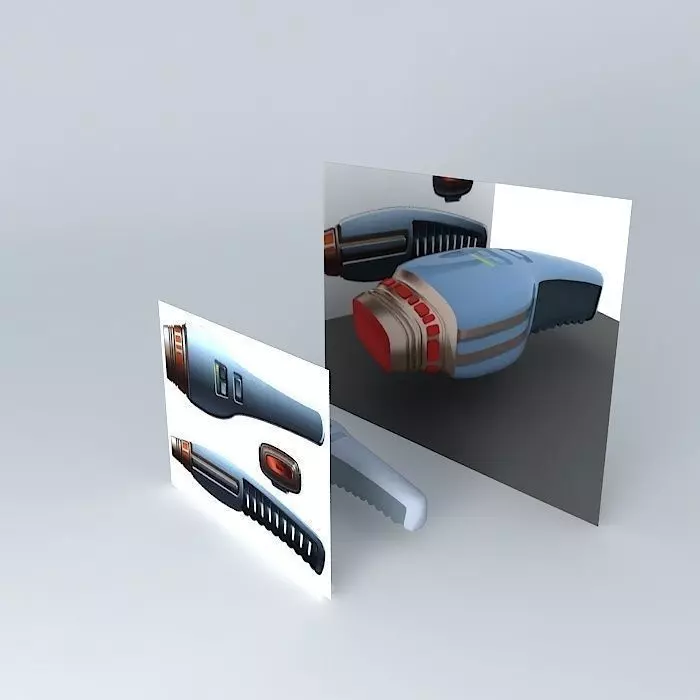 Type II Hand Phaser Free 3D model_0