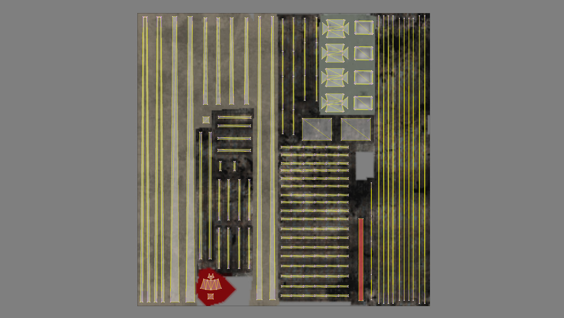 MilitaryBase PortoVelho MastLighting Low-poly 3D model_16