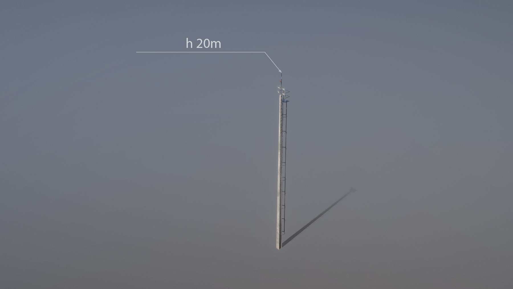 MilitaryBase PortoVelho MastLighting Low-poly 3D model_1