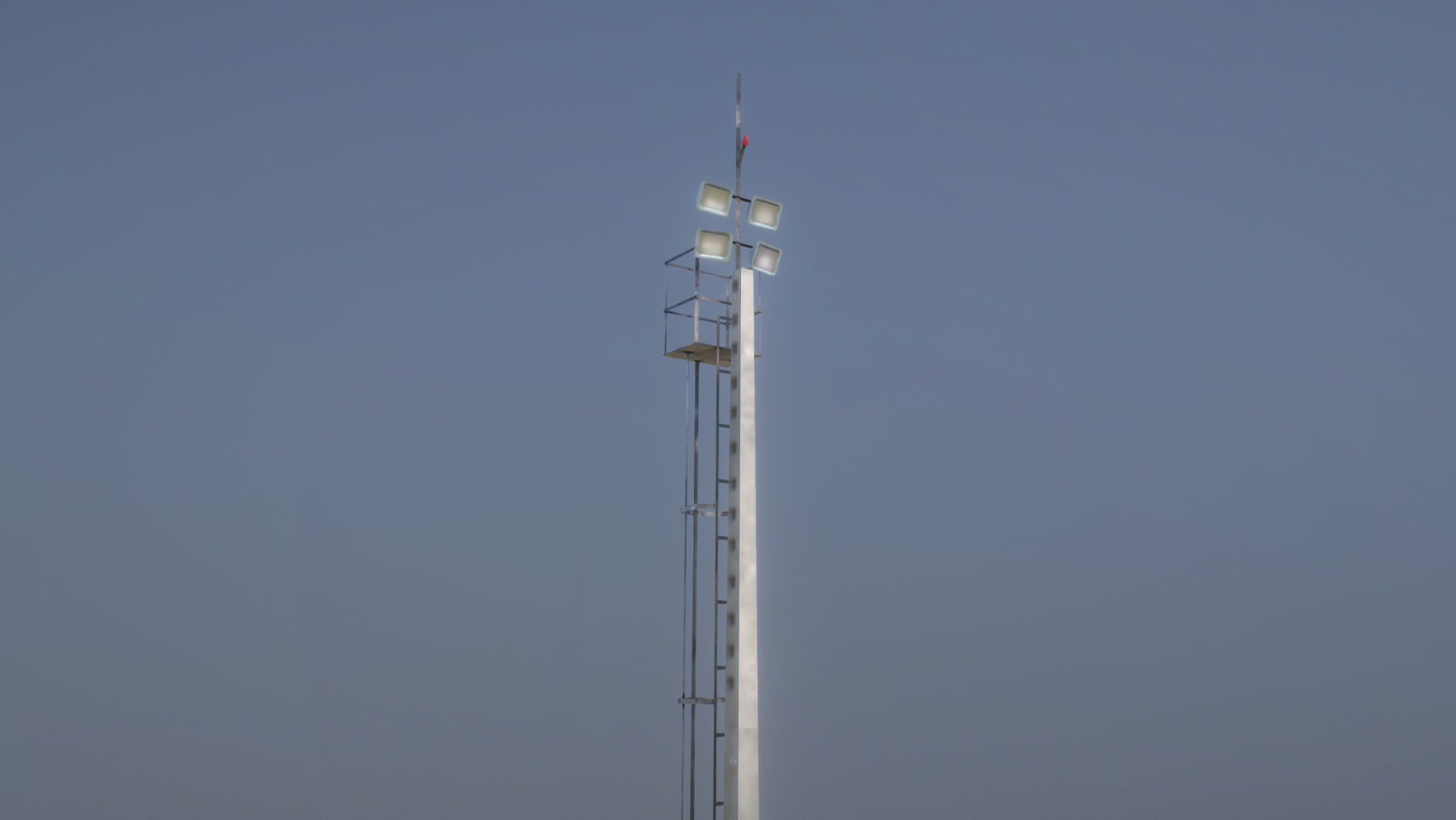 MilitaryBase PortoVelho MastLighting Low-poly 3D model_6