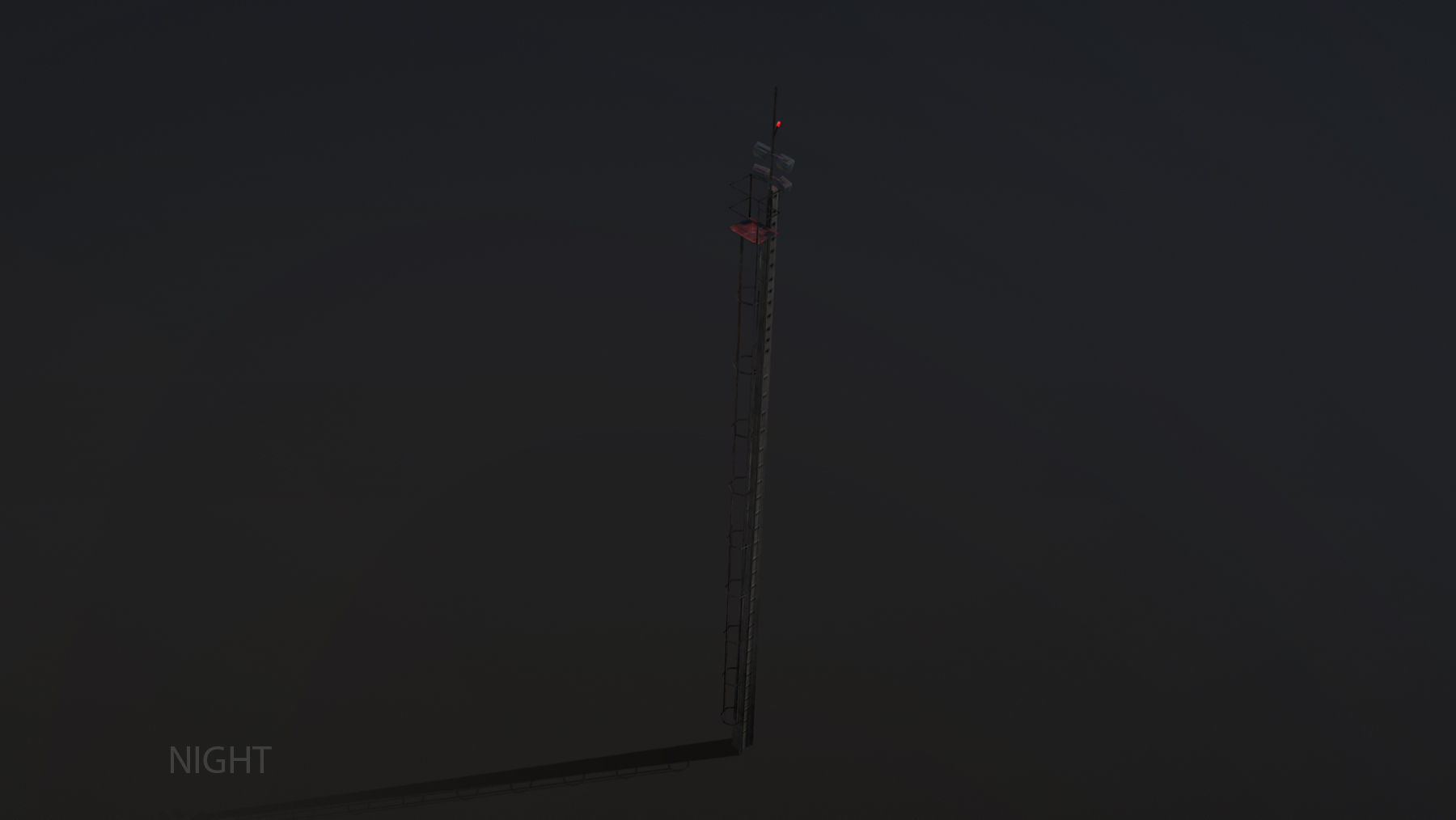 MilitaryBase PortoVelho MastLighting Low-poly 3D model_13