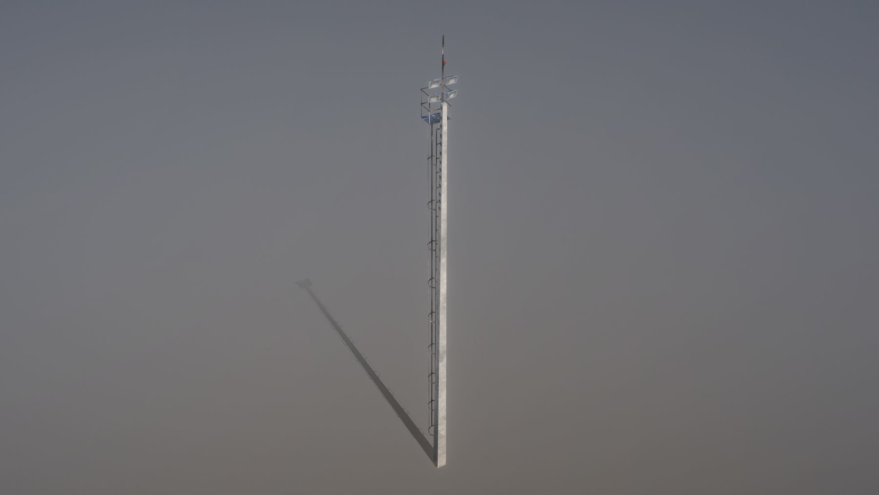 MilitaryBase PortoVelho MastLighting Low-poly 3D model_4