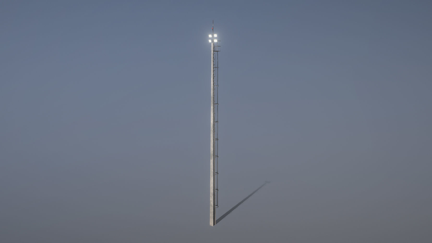 MilitaryBase PortoVelho MastLighting Low-poly 3D model_7