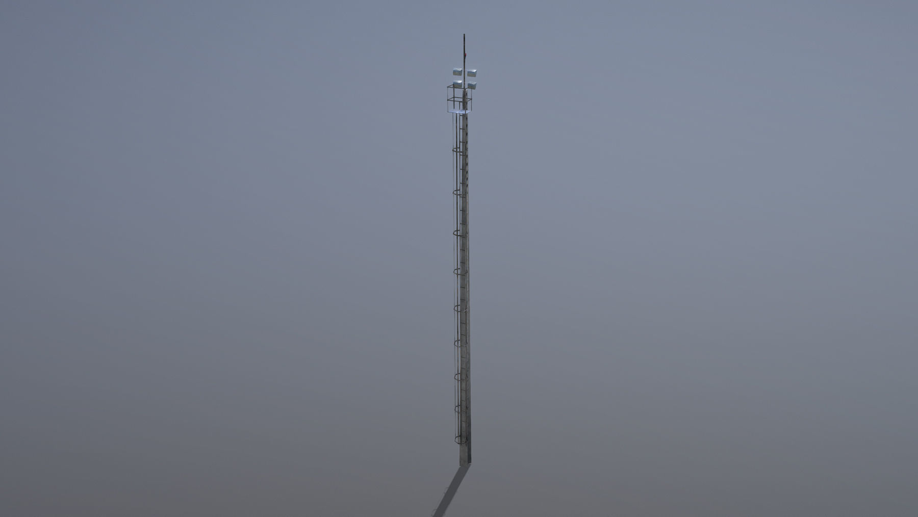 MilitaryBase PortoVelho MastLighting Low-poly 3D model_5