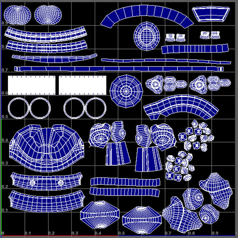 Two Wheels Robot Model Low-poly 3D model_17