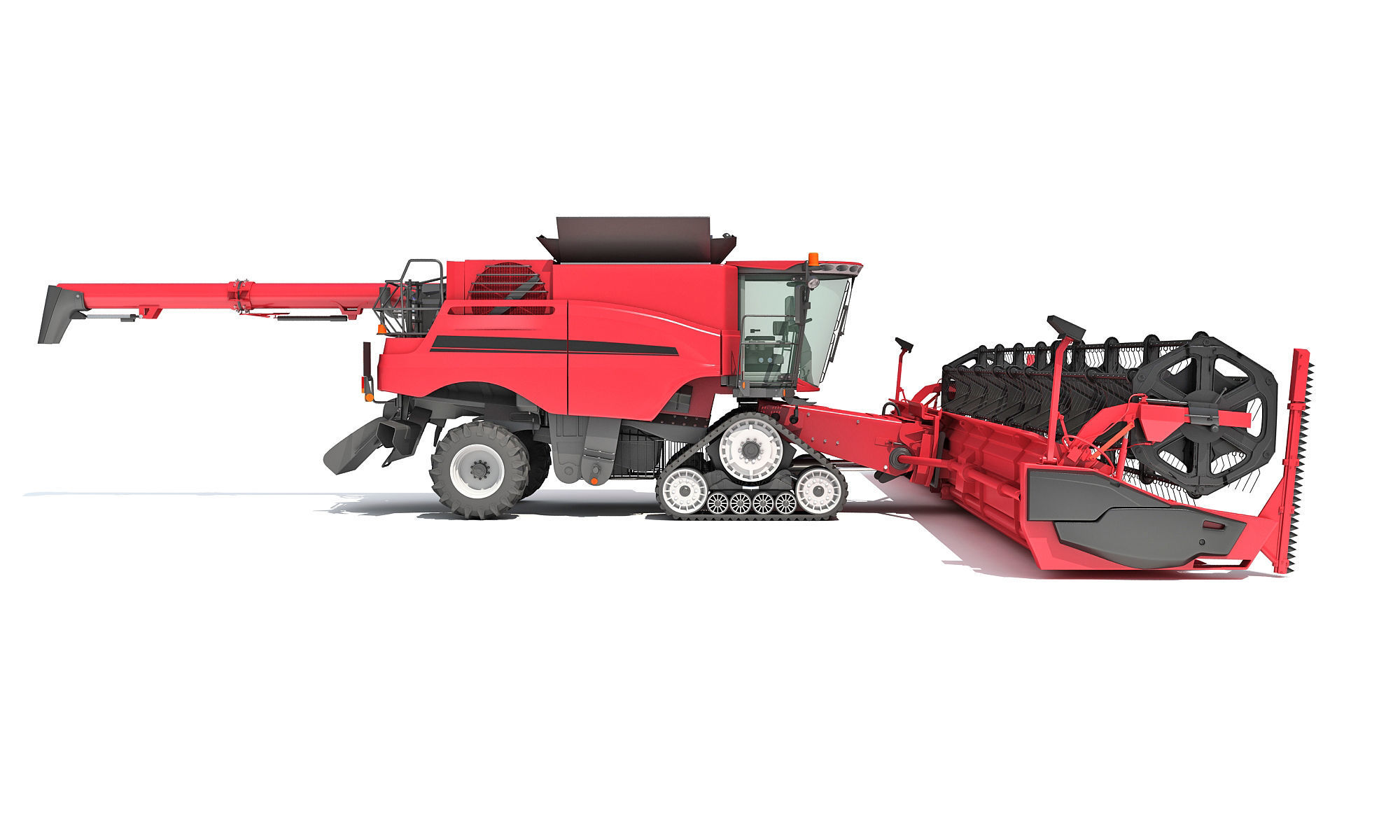 Combine Harvester 2020 3D model_7