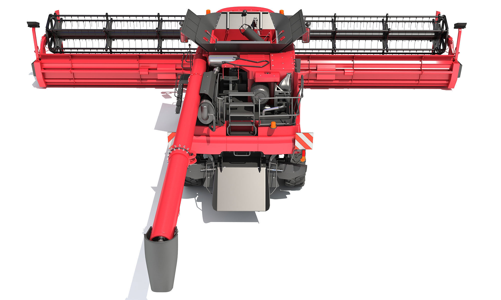 Combine Harvester 2020 3D model_4