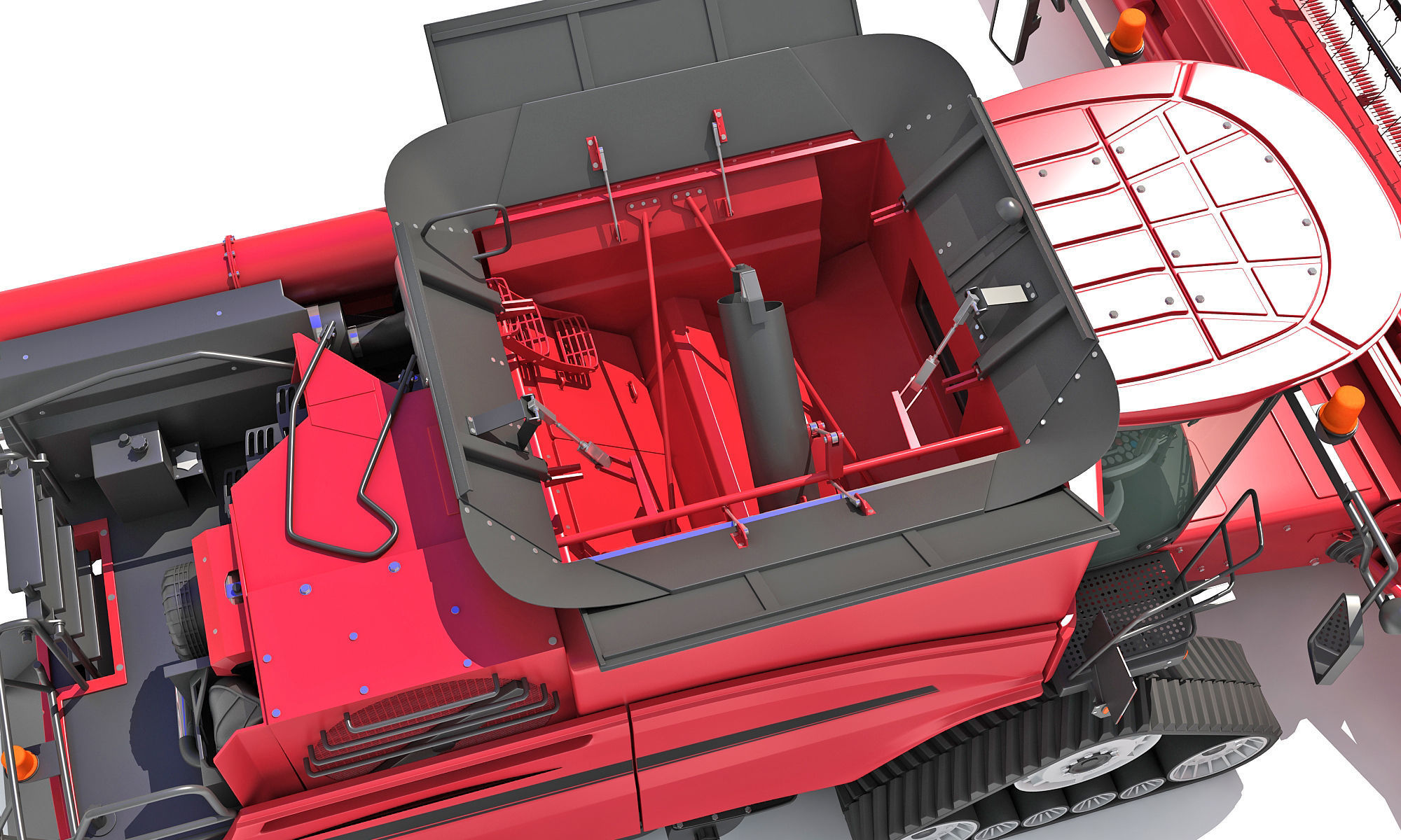 Combine Harvester 2020 3D model_15