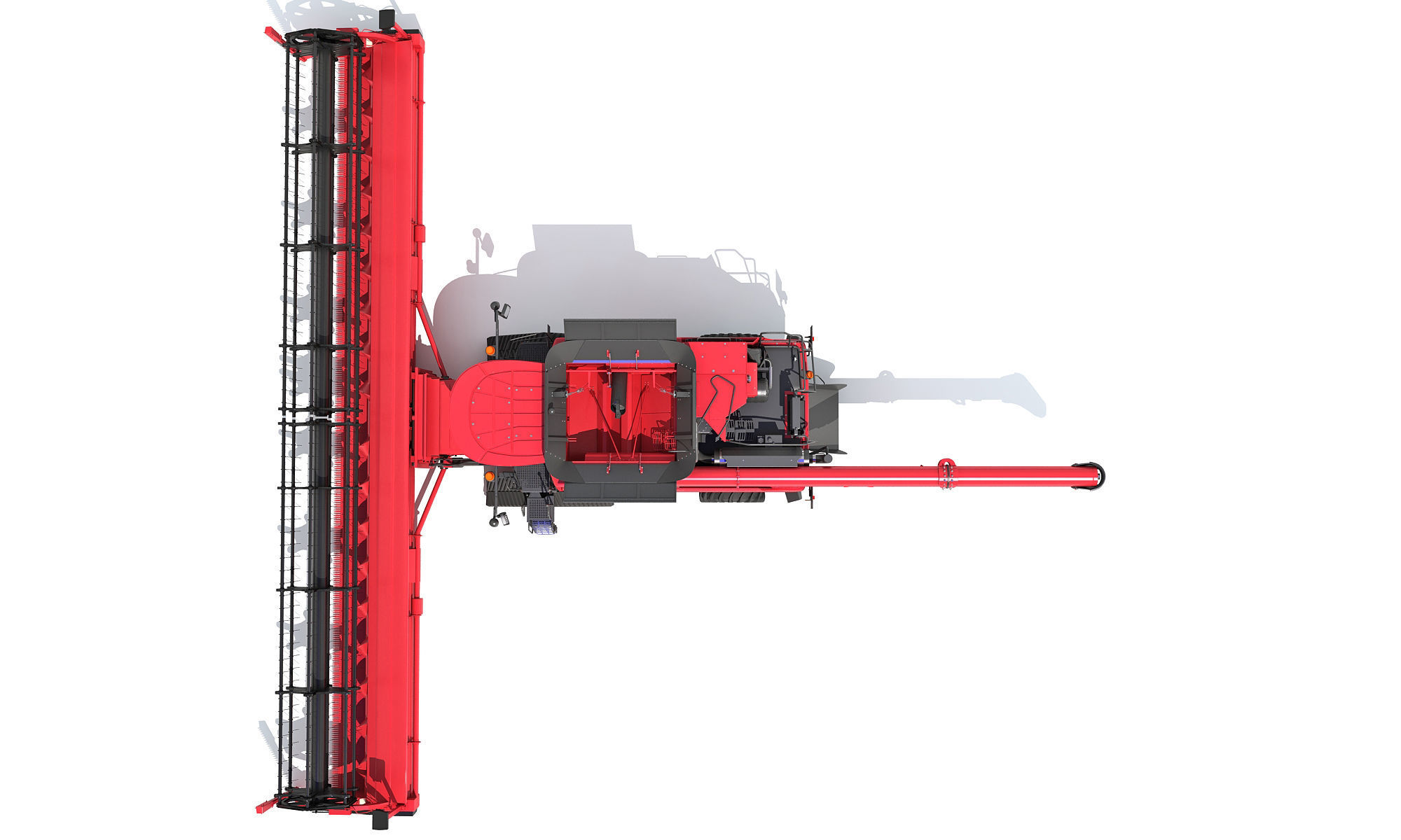 Combine Harvester 2020 3D model_12