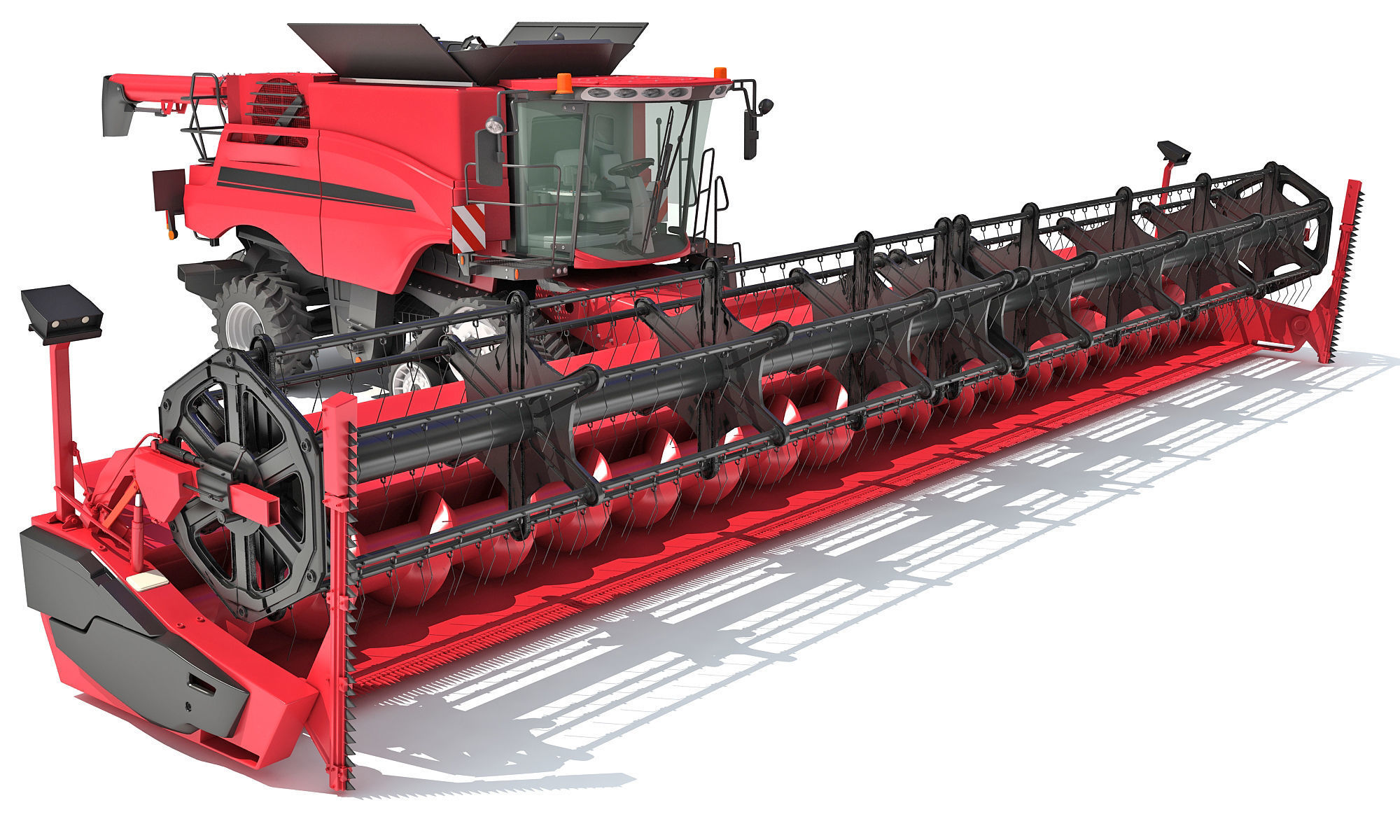 Combine Harvester 2020 3D model_8