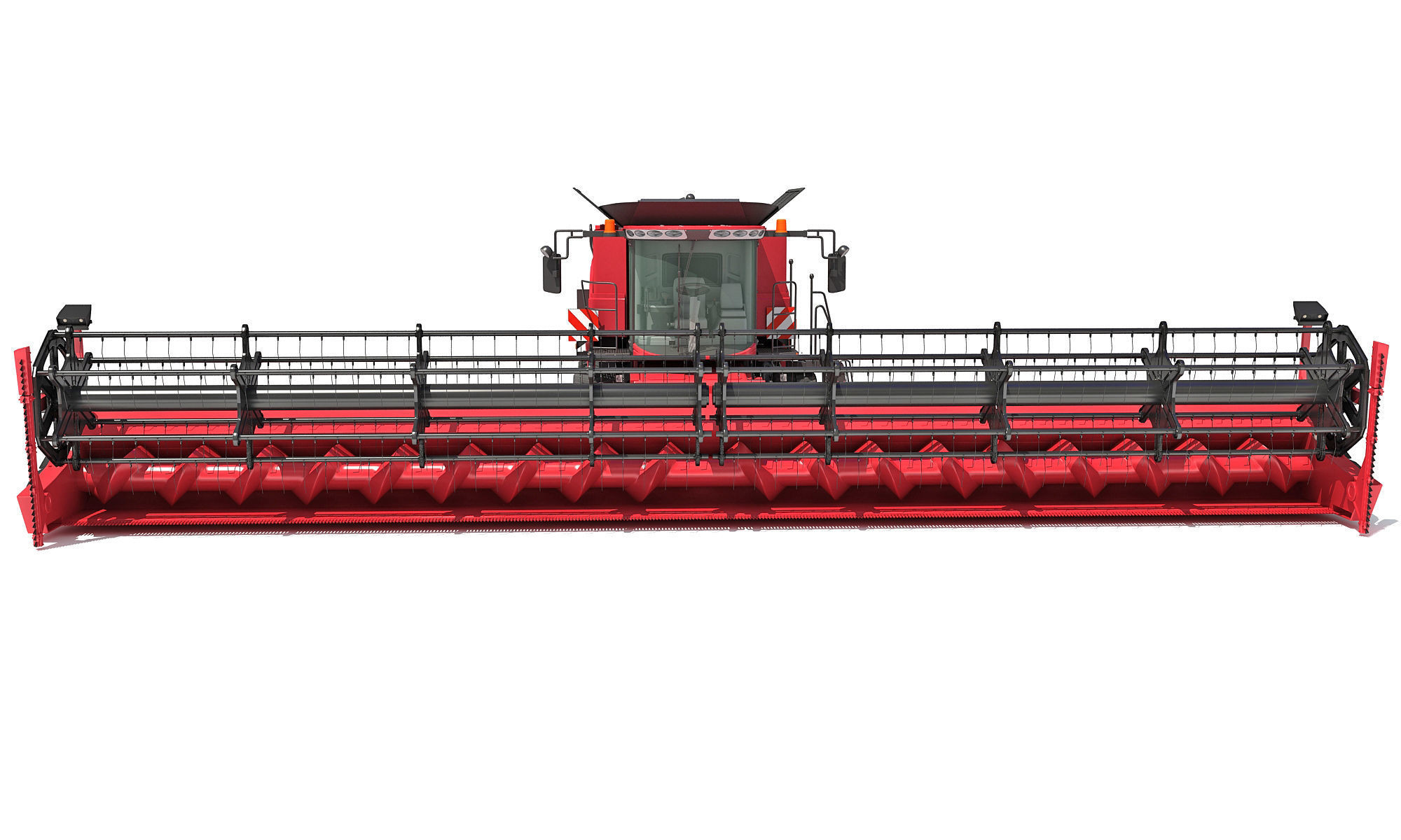 Combine Harvester 2020 3D model_10