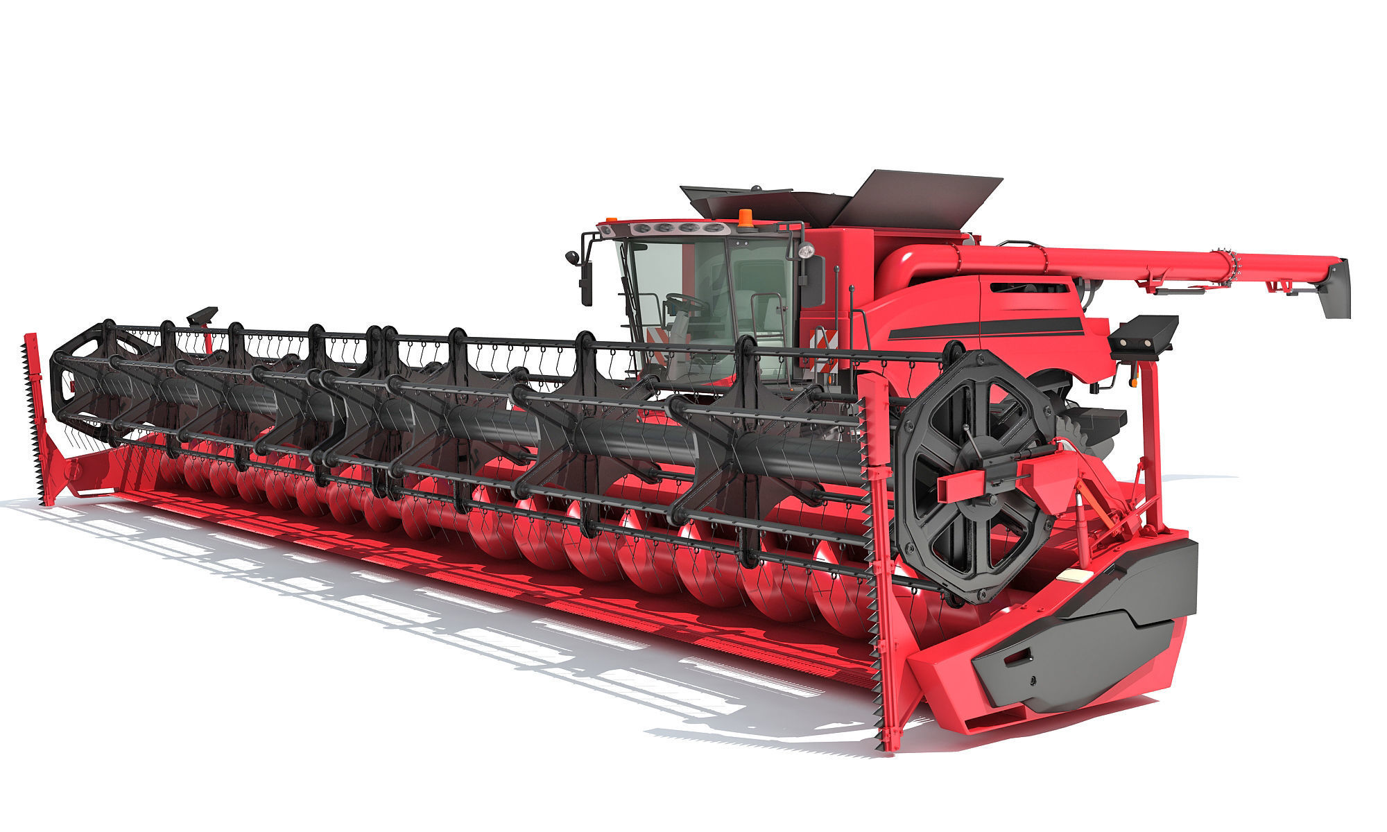 Combine Harvester 2020 3D model_11