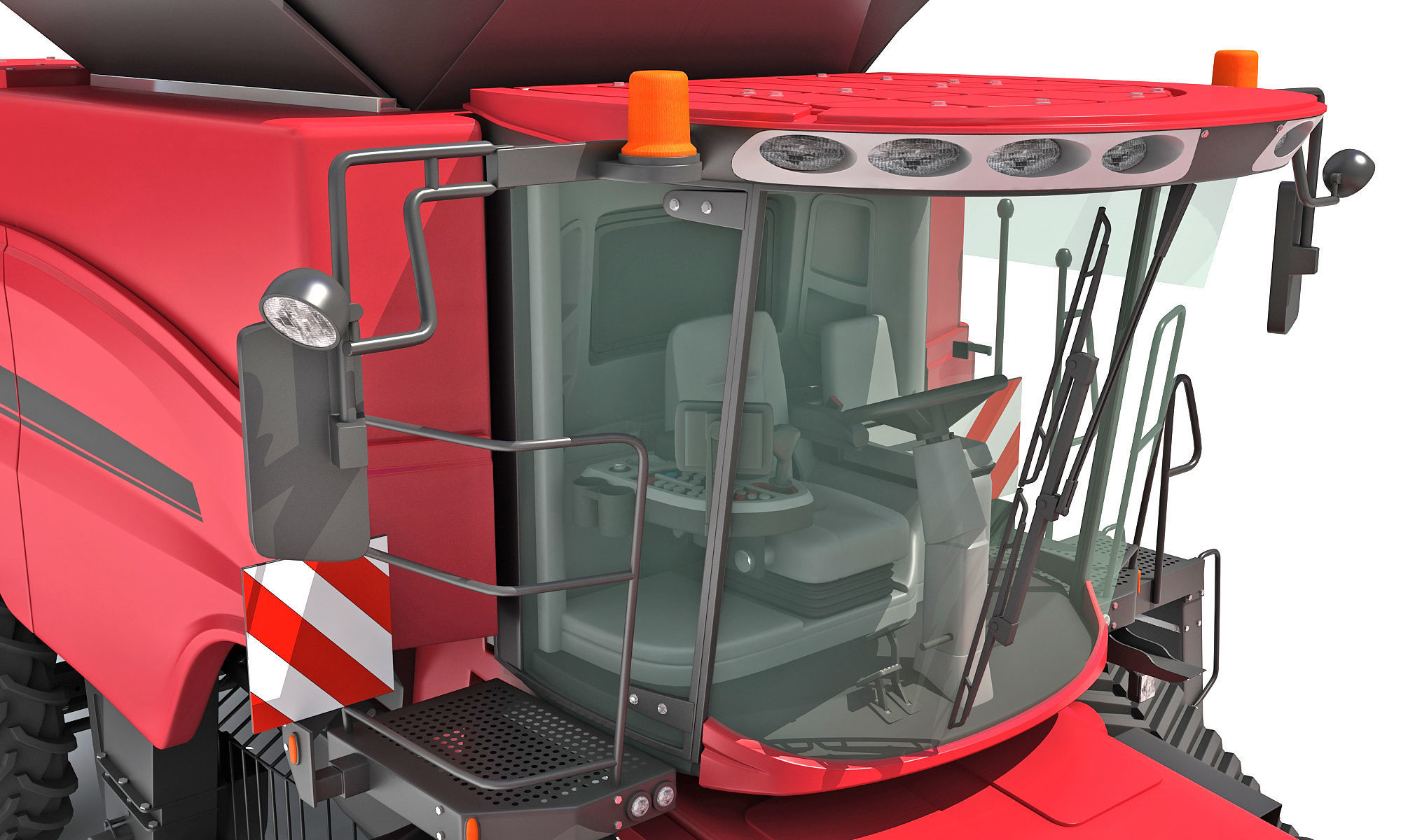 Combine Harvester 2020 3D model_14