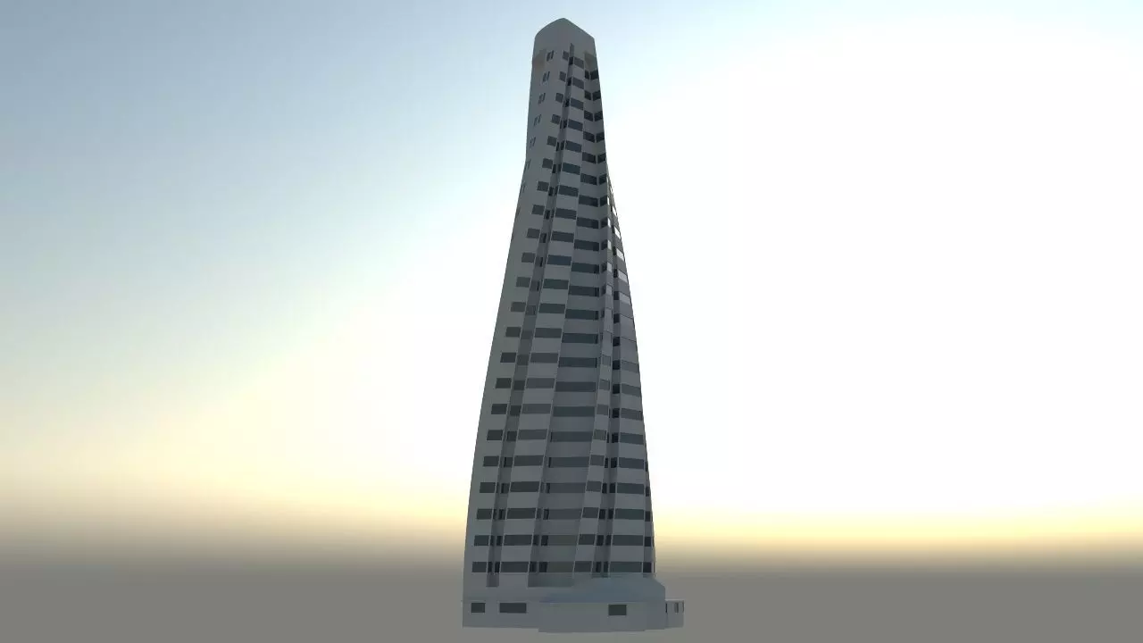 Skyscraper 3D model_0